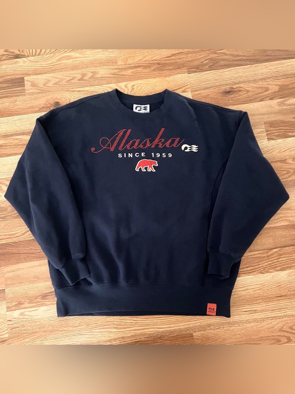 Alaska Graphic Crewneck Sweatshirt - Navy